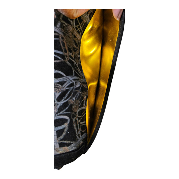 Bruno Magli Black Silver Crossbody Bag - Picture 12 of 12